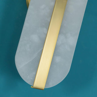 Calura Lampe Murale Double en Albâtre