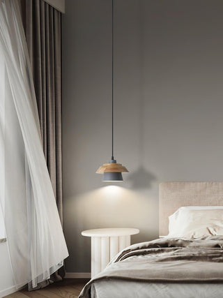 Nadro Lampe Suspendue Moderne en Bois