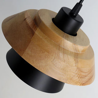 Nadro Lampe Suspendue Moderne en Bois