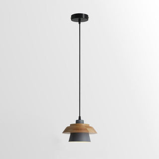 Nadro Lampe Suspendue Moderne en Bois