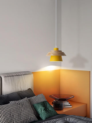 Nadro Lampe Suspendue Moderne en Bois