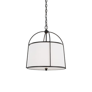 Flare Lampe Suspendue en Métal et Tissu Style Industriel Vintage