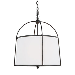 Flare Lampe Suspendue en Métal et Tissu Style Industriel Vintage