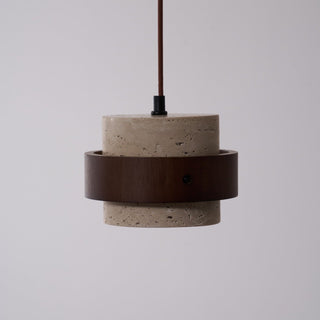 Cumirora Suspension Cylindre Superposé en Travertin
