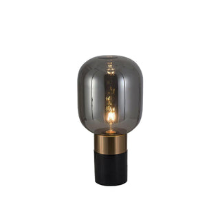 Aurdoren Lampe de Table en Verre Et Marbre Minimaliste