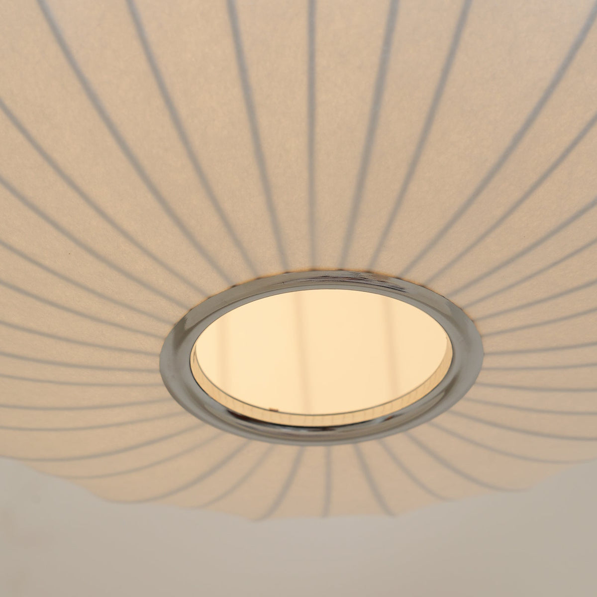 Pendant Light Silk Bell Shade Pleated Curved Modern Minimalist-Neutral Decor