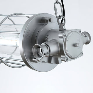 Ephael Moderne Ancien Minimaliste Tube Métal Suspension