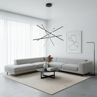Strata Linear Chandelier-Neutral Decor