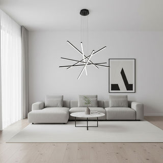 Strata Linear Chandelier-Neutral Decor