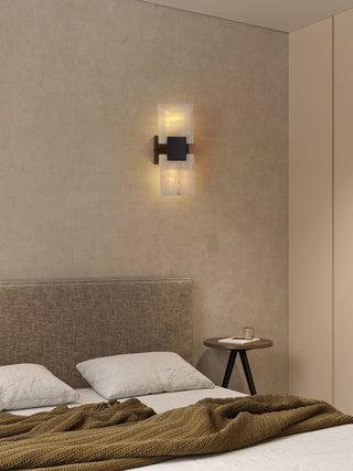 Strata Shift Alabaster Wall Lamp-Neutral Decor