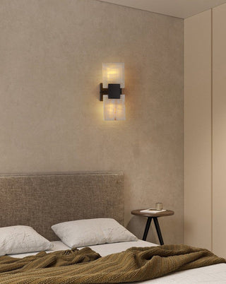 Strata Shift Alabaster Wall Lamp-Neutral Decor
