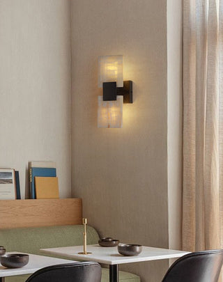 Strata Shift Alabaster Wall Lamp-Neutral Decor