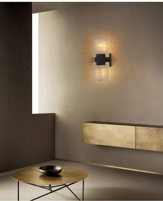 Strata Shift Alabaster Wall Lamp-Neutral Decor
