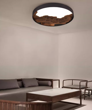 Lustra Plafonnier Bois Oriental Naturel