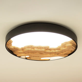 Lustra Plafonnier Bois Oriental Naturel