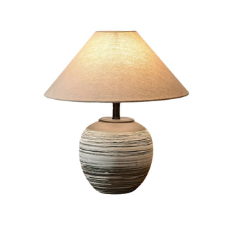 Striato Gradient Ceramic Table Lamp-Neutral Decor