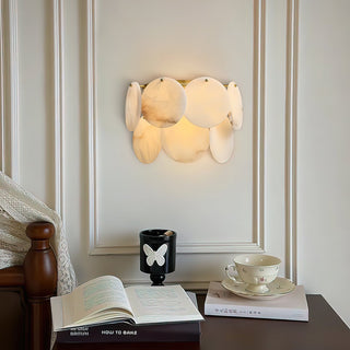 Strata Lumina Alabaster Wall Sconce-Neutral Decor