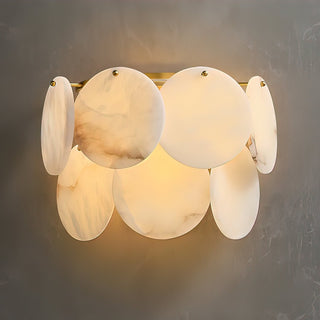 Strata Lumina Alabaster Wall Sconce-Neutral Decor