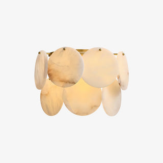 Strata Lumina Alabaster Wall Sconce-Neutral Decor