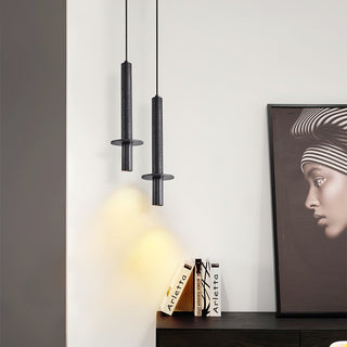 Avdoryra Suspension Double Cylindre en Travertin