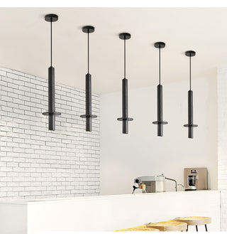 Avdoryra Suspension Double Cylindre en Travertin