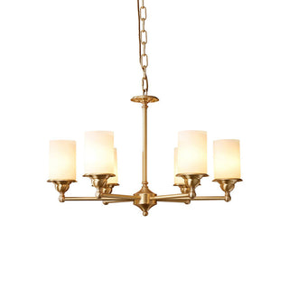 Idorara Postmodern Luxe Laiton Verre Lustre