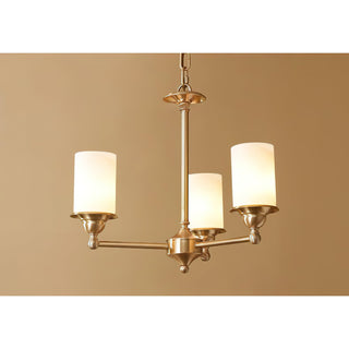 Idorara Postmodern Luxe Laiton Verre Lustre