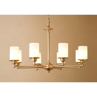 Idorara Postmodern Luxe Laiton Verre Lustre