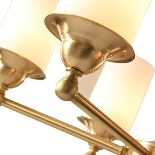 Idorara Postmodern Luxe Laiton Verre Lustre