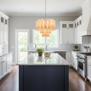 Stratum Ripple Chandelier-Neutral Decor