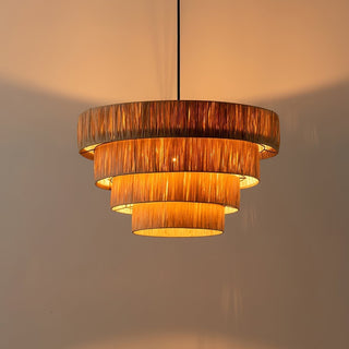 Thyra Suspension Paille Traditionnelle Rétro
