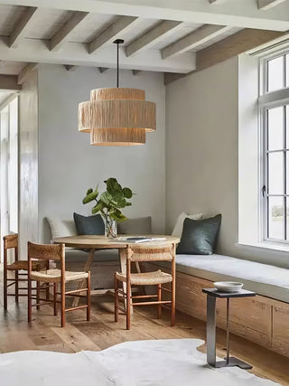 Thyra Suspension Paille Traditionnelle Rétro