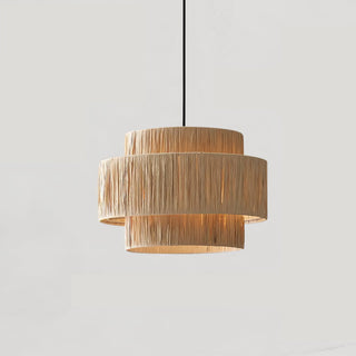 Thyra Suspension Paille Traditionnelle Rétro