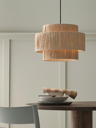 Thyra Suspension Paille Traditionnelle Rétro