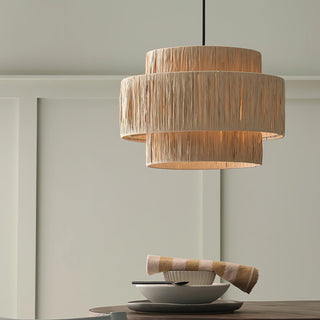 Thyra Suspension Paille Traditionnelle Rétro