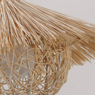 Catala Suspension en Rattan Chapeau de Paille