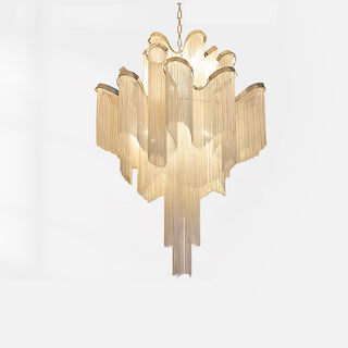 Lustra Suspension Lampe Chaîne en Nickel Coulant