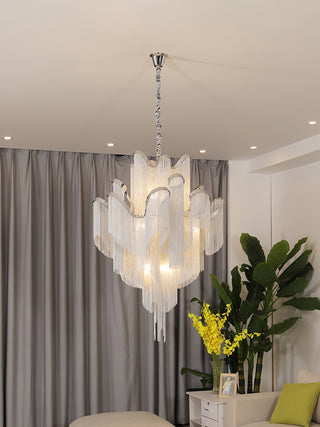Stream Chain Chandelier-Neutral Decor
