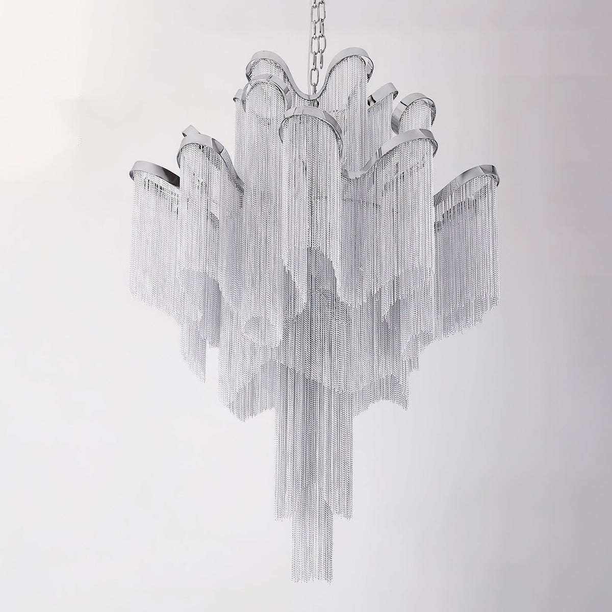 Stream Chain Chandelier-Neutral Decor