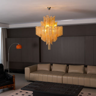 Lustra Suspension Lampe Chaîne en Nickel Coulant