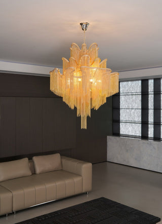Lustra Suspension Lampe Chaîne en Nickel Coulant