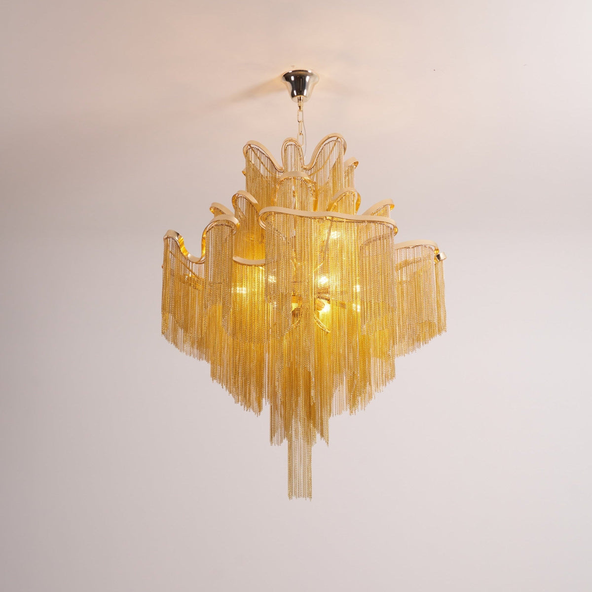 Stream Chain Chandelier-Neutral Decor
