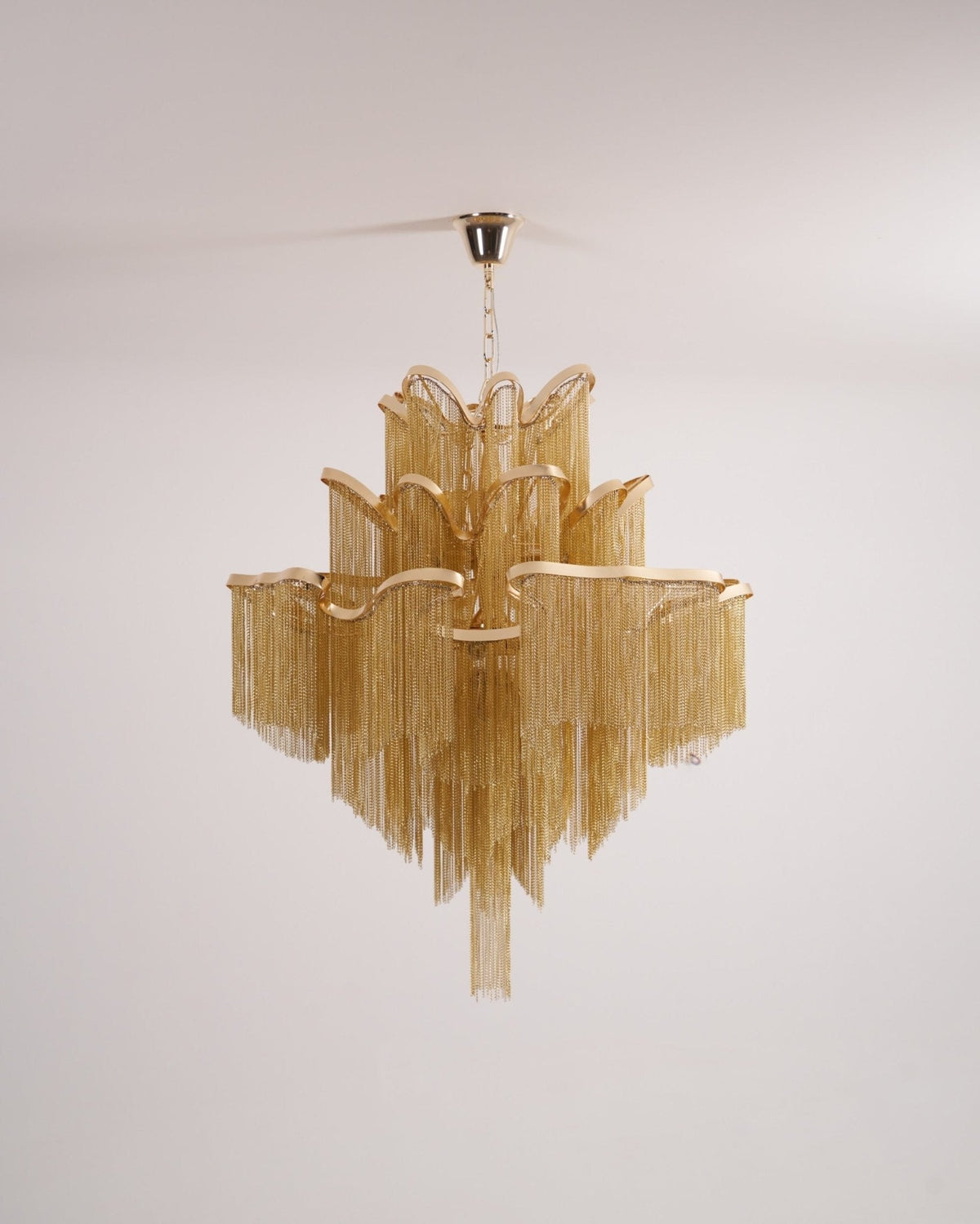 Stream Chain Chandelier-Neutral Decor