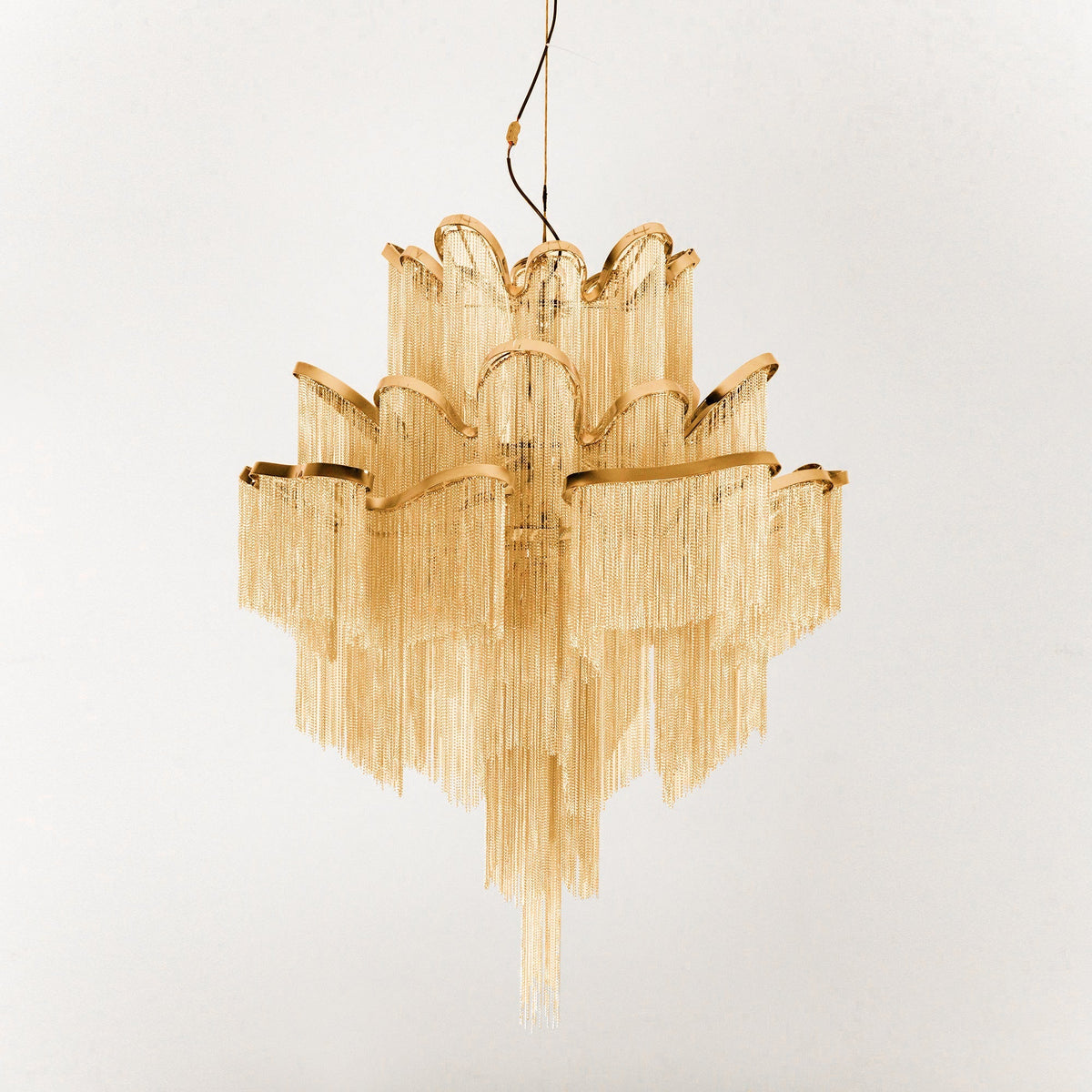 Stream Chain Chandelier-Neutral Decor