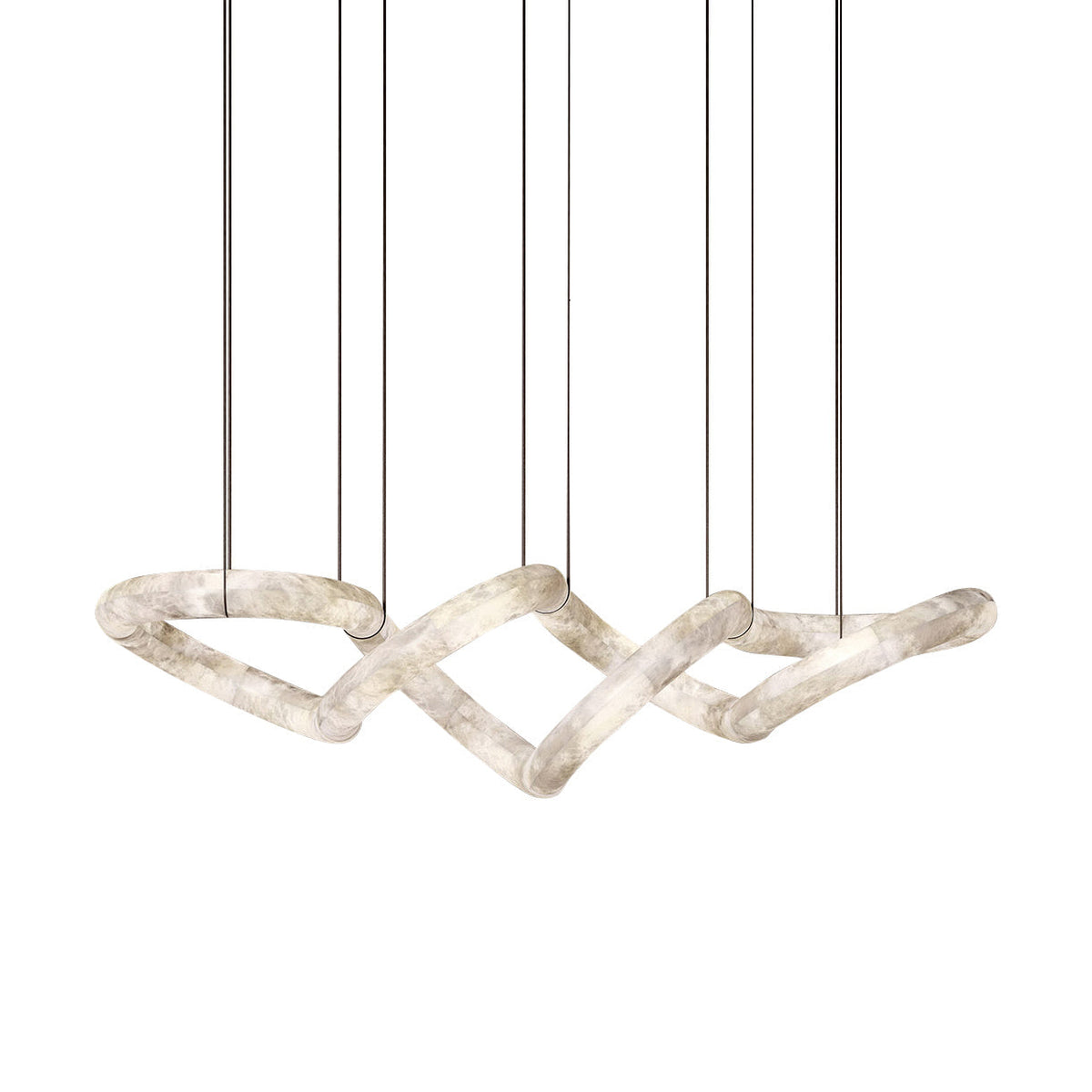 Utalyra Suspension en Albâtre Courbée