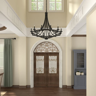 Isoren Ancien Industriel Bois Métal Lustre