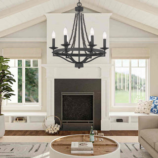 Isoren Ancien Industriel Bois Métal Lustre