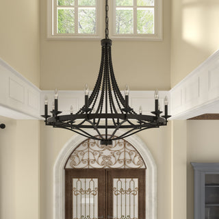 Isoren Ancien Industriel Bois Métal Lustre