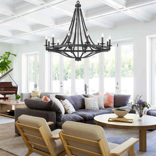 Isoren Ancien Industriel Bois Métal Lustre