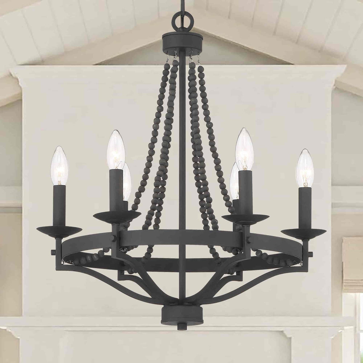 Isoren Ancien Industriel Bois Métal Lustre